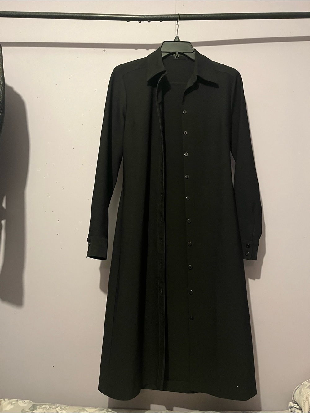 Jacob Extra Long Button-Front Shirt Dress